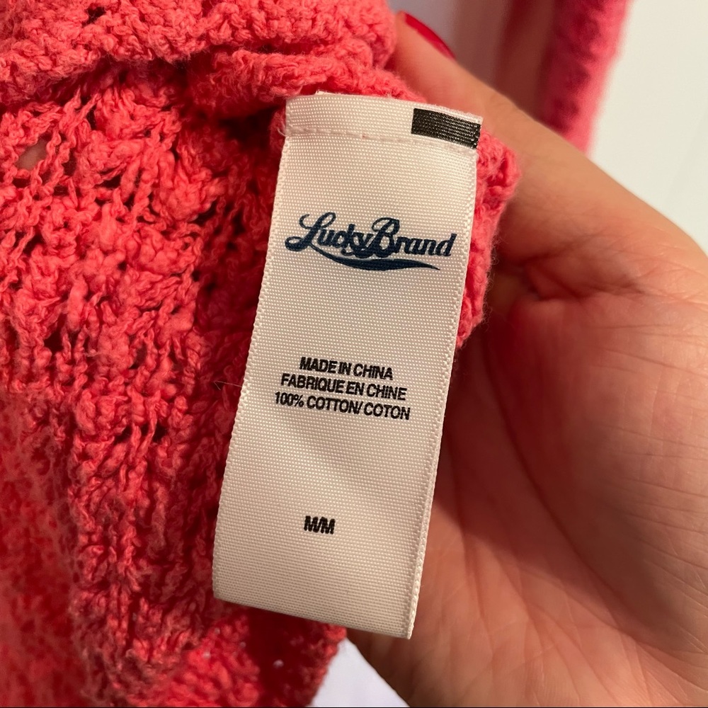 Lucky Brand Crochet Sweater - Picture 2 of 4